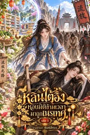 ปกนิยาย หลินไต้อิ่งหอบมิติข้ามเวลามาถูกเนรเทศ