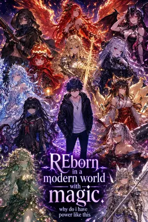 ปกนิยาย REborn in a modern world with magic why do i have power like this. (เกิดใหม่ในโลกโมเดิร์นที่มีเวทมนตร์ แต่ทำไมฉันถึงมีพลังแบบนี้กันล่ะ)