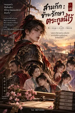 ปกนิยาย สามก๊ก-ข้าจะรักษาตระกูลนี้ไว้