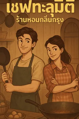 ปกนิยาย เชฟทะลุมิติ:ร้านหอมกลิ่งกรุง