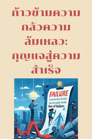 ปกนิยาย "เปลี่ยนความล้มเหลวเป็นพลัง ก้าวข้ามความกลัวสู่ความสำเร็จ"