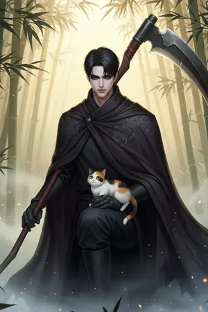 ปกนิยาย ยมทูตกับเจ้าเหมียวสามสี