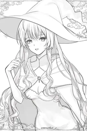 ปกนิยาย เรื่องราวของผมกับแม่มด