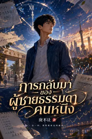 ปกนิยาย การกลับมาของผู้ชายธรรมดาคนหนึ่ง