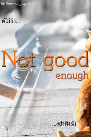 ปกนิยาย ดีไม่ถึง อย่าพึ่งรัก || not good enough