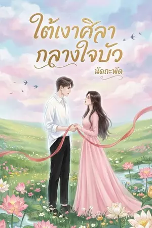 ปกนิยาย ใต้เงาศิลา กลางใจบัว