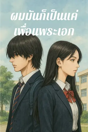 ปกนิยาย ผมมันก็เป็นแค่เพื่อนพระเอก