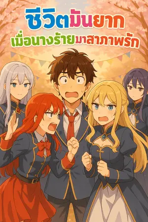 ปกนิยาย ชีวิตมันยาก เมื่อนางร้ายมาสารภาพรัก