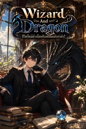 ปกนิยาย [จบ][มี E-book] Wizard And Dragon ชีวิตใหม่ต่างโลกกับพ่อมดมังกรดำ!