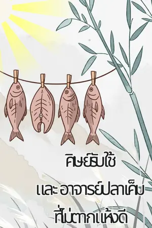 ปกนิยาย ศิษย์รับใช้ และอาจารย์ปลาเค็มที่ไม่ตากแห้งดี