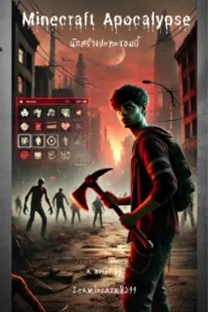 ปกนิยาย Minecraft Apocalypse: นักสร้างปะทะซอมบี้