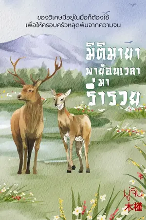 ปกนิยาย มิติมายาพาย้อนเวลามาร่ำรวย