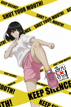 ปกนิยาย เงียบปากเถอะได้โปรด!