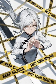 ปกนิยาย เงียบปากเถอะได้โปรด!