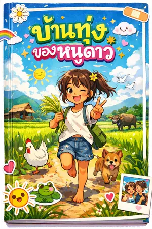 ปกนิยาย บ้านทุ่งของหนูดาว