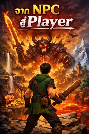 ปกนิยาย จาก NPC สู่ Playe  เกมนี้คุณคือผู้เล่น