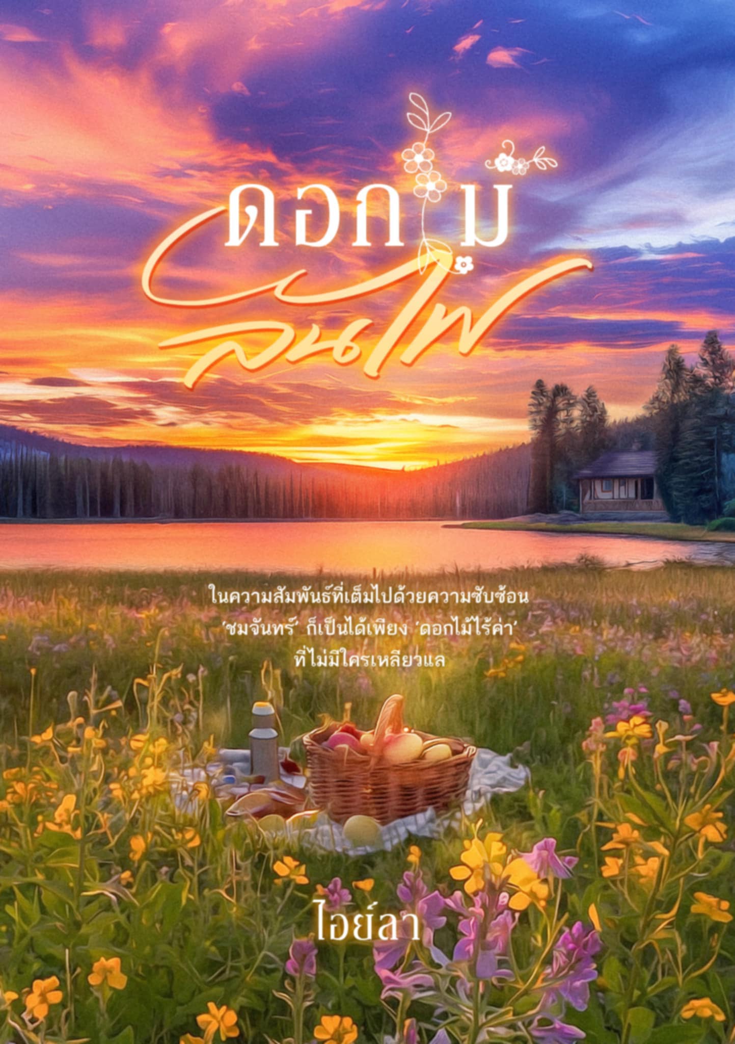 ปกนิยาย ดอกไม้ลนไฟ l มี E-book