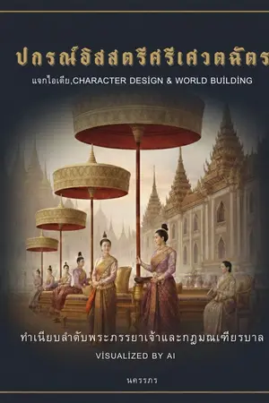 ปกนิยาย ปกรณ์อิสสตรีศรีเศวตฉัตร