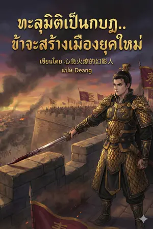 ปกนิยาย ทะลุมิติเป็นกบฏ..ข้าจะสร้างเมืองยุคใหม่
