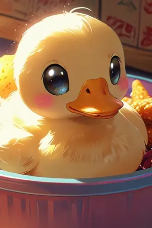 ปกนิยาย (นิยายแปล)เป็ดเกิดใหม่พิทักษ์เจ้านายในวันสิ้นโลก