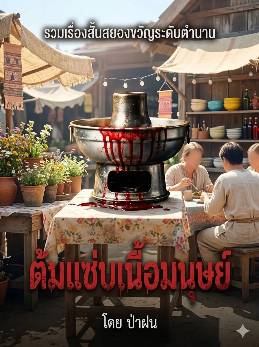 ปกนิยาย ต้มแซ่บเนื้อมนุษย์