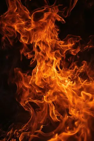 ปกนิยาย มนต์แห่งเพลิง