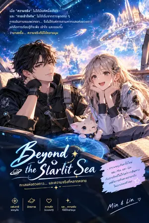ปกนิยาย Beyond the Starlit Sea  Min & Lin - Ai creator