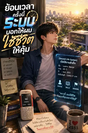 ปกนิยาย ย้อนเวลาครั้งนี้ ระบบบอกให้ผมใช้ชีวิตให้คุ้ม