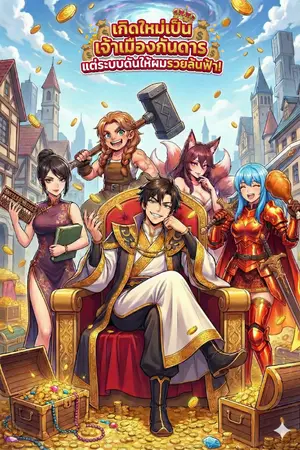 ปกนิยาย เกิดใหม่เป็นเจ้าเมืองกันดาร แต่ระบบดันให้ผมรวยล้นฟ้า!