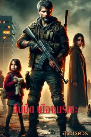 ปกนิยาย คืนมืด เมืองมรณะ