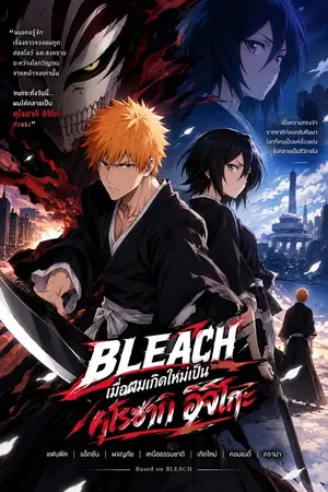 ปกนิยาย Bleach: เมื่อผมเกิดใหม่เป็นคุโรซากิ อิจิโกะ