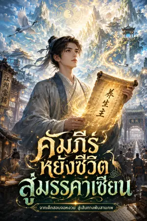 ปกนิยาย คัมภีร์หยั่งชีวิตสู่มรรคาเซียน [นิยายแปล]