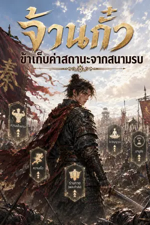 ปกนิยาย จ้านกั๋ว ข้าเก็บค่าสถานะจากสนามรบ [นิยายแปล]