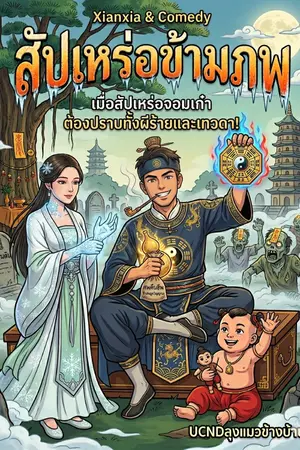 ปกนิยาย สัปเหร่อข้ามภพ : ป่าช้าแตกและยันต์เบิกทาง