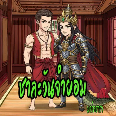 ปกนิยาย ชาละวันจำยอม (Mpreg)