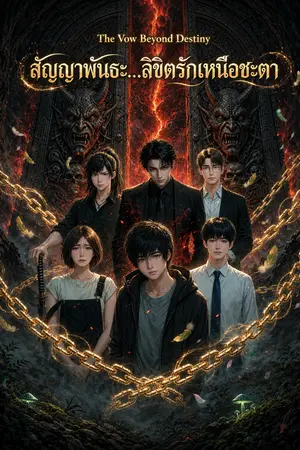 ปกนิยาย สัญญาพันธะ ลิขิตรักเหนือชะตา