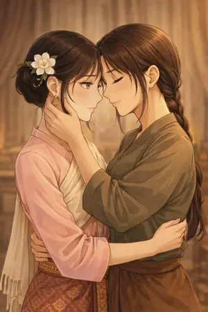 ปกนิยาย ใต้ร่มจันทร์แห่งเรือนหลวง