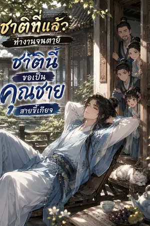 ปกนิยาย ชาติที่แล้วทำงานจนตาย ชาตินี้ขอเป็นคุณชายสายขี้เกียจ