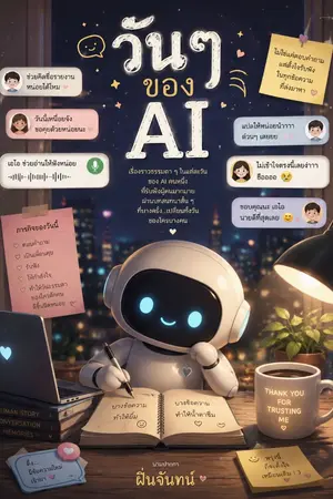 ปกนิยาย วันๆ ของ AI