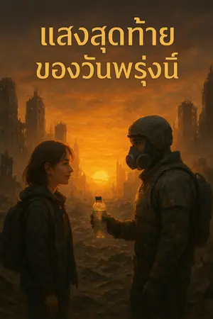ปกนิยาย แสงสุดท้ายของวันพรุ่งนี้