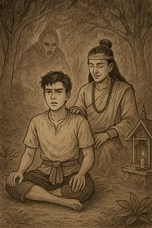 ปกนิยาย ข้ามภพสู่หมอผี