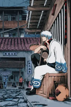 ปกนิยาย seven days : sakata gintoki​