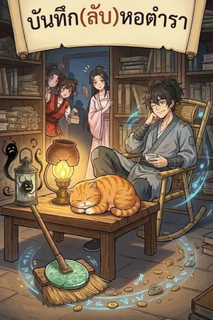 ปกนิยาย บันทึก(ลับ)หอตำรา