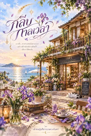 ปกนิยาย กลีบกาลเวลา