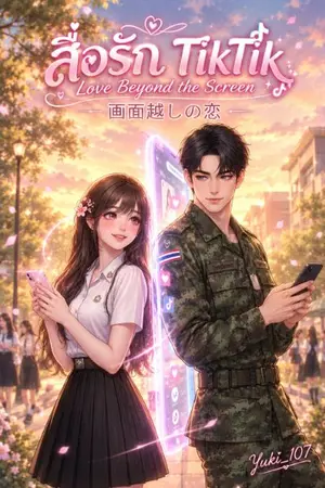 ปกนิยาย สื่อรักTikTik (Love Beyond the Screen)