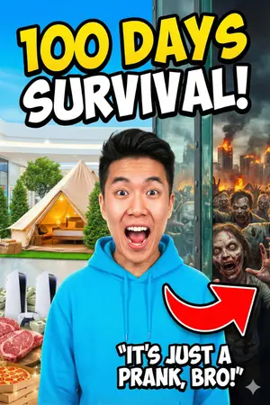 ปกนิยาย ผมติดอยู่ในห้างวันสิ้นโลก (แต่ดันคิดว่าเป็นรายการโชว์!)