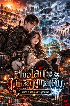 ปกนิยาย เมื่อโลกไม่เหลือฤดูกาลเดิม