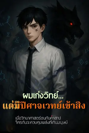ปกนิยาย “ผมเก่งวิทย์...แต่โดนปีศาจเวทย์เข้า สิง"