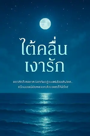 ปกนิยาย "ใต้คลื่นเงารัก"
