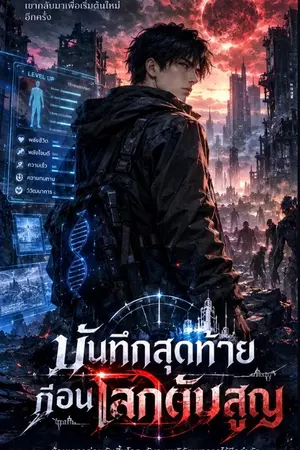 ปกนิยาย บันทึกสุดท้ายก่อนโลกดับสูญ